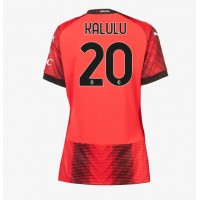 AC Milan Pierre Kalulu #20 Domaci Dres za Ženska 2023-24 Kratak Rukav